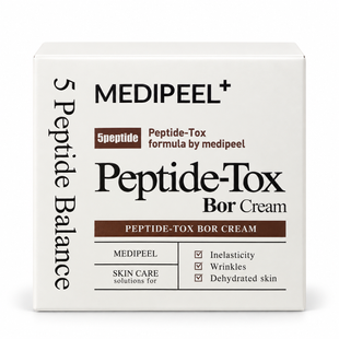 Ліфтинг-крем з пептидним комплексом MEDIPEEL Peptide-Tox Cream 8809409347455 фото