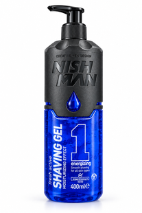 Гель для гоління Nishman Shaving Gel No. 1 Energizing (Fresh Active) 8682035088868 фото