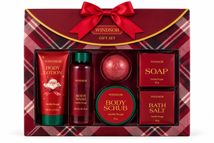 Святковий подарунковий набір для догляду за тілом Windsor Vanilla Rouge 8721461196324 фото