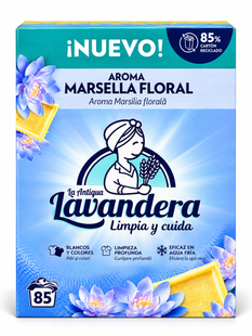 Універсальний пральний порошок La Antigua Lavandera Aroma Marsella Floral (з ароматом марсельського мила та квітів) 8435495815112 фото