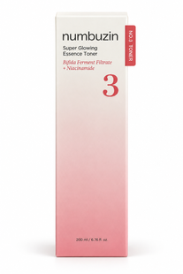 Numbuzin No.3 Super Glowing Essence Toner Тонер-есенція для сяяння шкіри обличчя 8809652580128 фото
