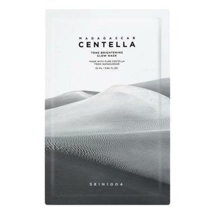 Освітлююча тканинна маска для вирівнювання тону обличчя SKIN1004 Madagascar Centella Tone Brightening Glow Mask 8809913833116 фото