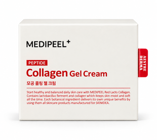 MEDIPEEL Peptide Collagen Gel Cream Гель-крем для обличчя з лактобактеріями та колагеном 8809941824230 фото