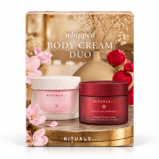 Подарунковий набір Rituals Whipped Body Cream Duo, який містить два збитих креми для тіла 8719134198911 фото