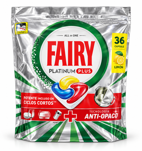 Капсули для посудомийних машин Fairy Platinum Plus Все-в-1 36 шт 8006530253536 фото
